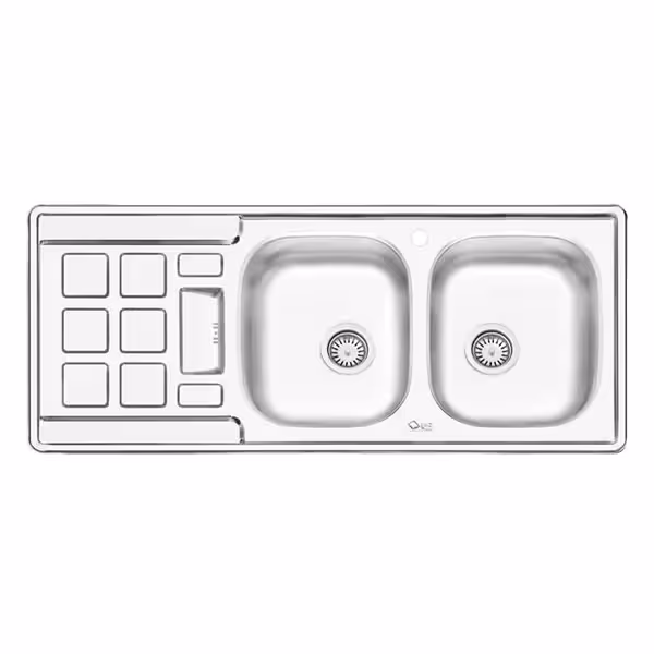 سینک ایلیا استیل توکار نیمه فانتزی 4021