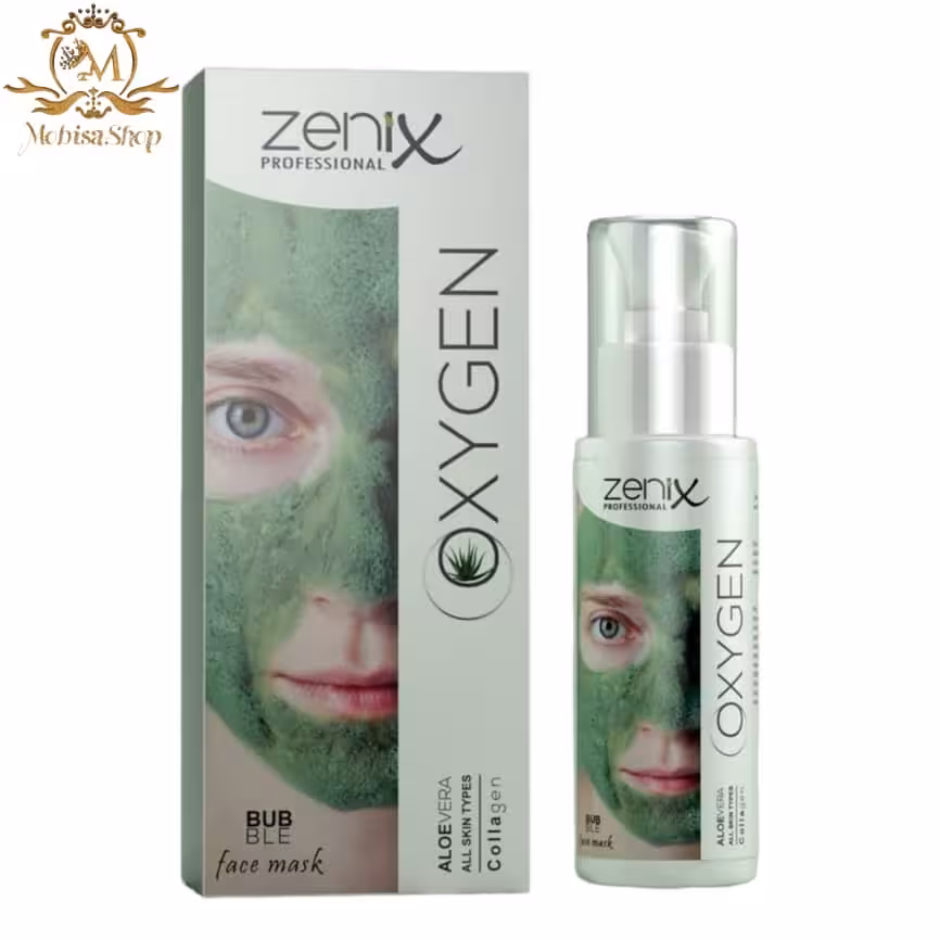 ماسک مراقبت از صورت زنیکس Zenix اکسیژنه پمپی عصاره آلوئه ورا 70 میل
