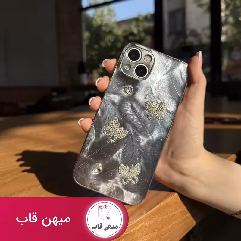 قابگوشی آیفون پر و پاپیون - کد (85169)