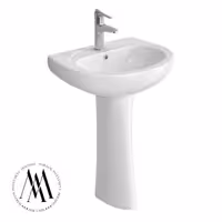 روشویی پایه دار کرد مدل کاملیا بزرگ (درجه یک)