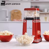 پاپ کورن ساز کوک پلاس Retro قرمز
