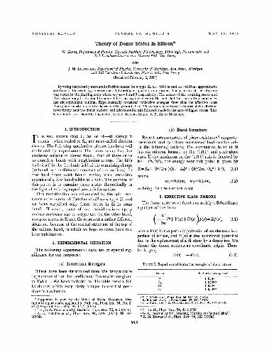 خرید و دانلود نسخه کامل کتاب Theory of Donor States in Silicon