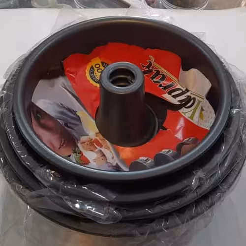 قالب گرد تفلون درجه یک شیفون دار 4 عددی