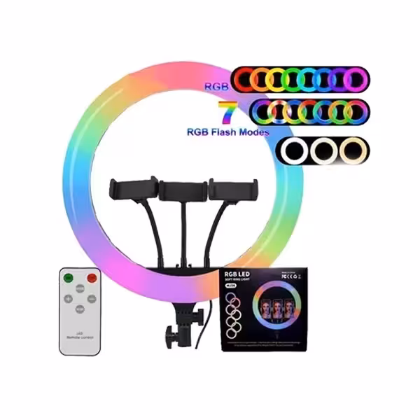 رینگ لایت بدون پایه مدل RGB-MJ36