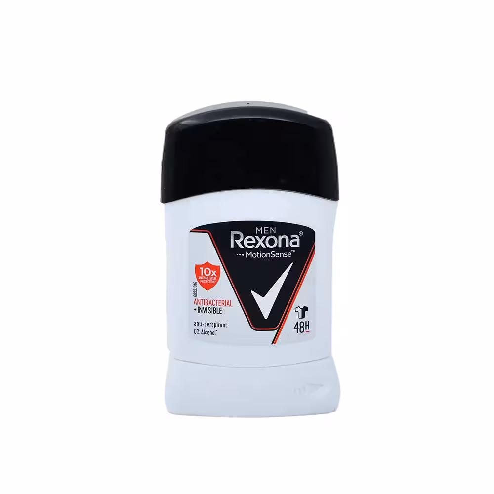 استیک ضد تعریق و دئودورانت مردانه رکسونا مدل Antibacterial   Invisible وزن 40 گرم