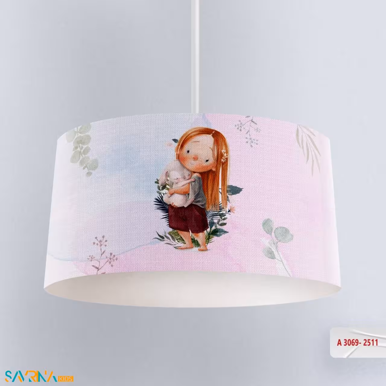 لوستر بچگانه طرح دختر نازنازی کد A3069