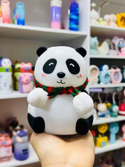 چراغ خواب سیلیکونی طرح پاندا