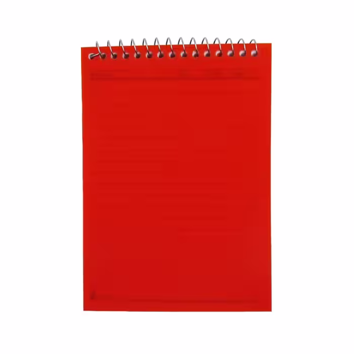 دفترچه یادداشت ساده سایز 1/8 سیم از بالا 50 برگ