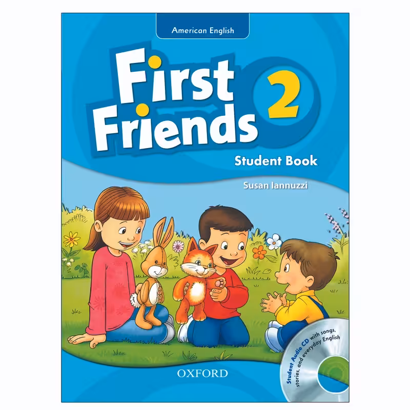 کتاب 2 American English First Friends اثر Susan Lannauzzi انتشارات Oxford
