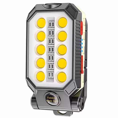 چراغ شارژی LED آهنربایی مدل W599A