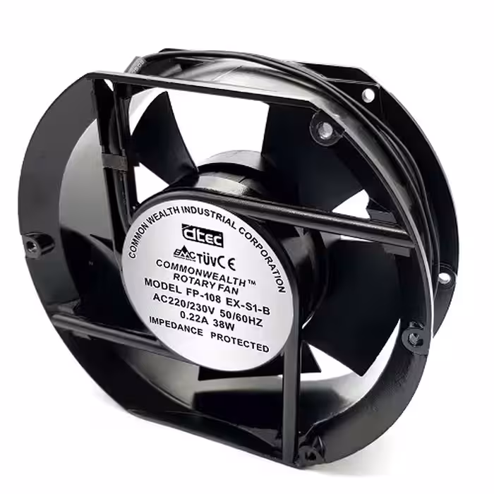 فن 15X17 بلبرینگی 220 ولت دی تک