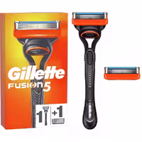 دسته ژیلت Gillete ساده مدل Fusion 5 دارای دو یدک