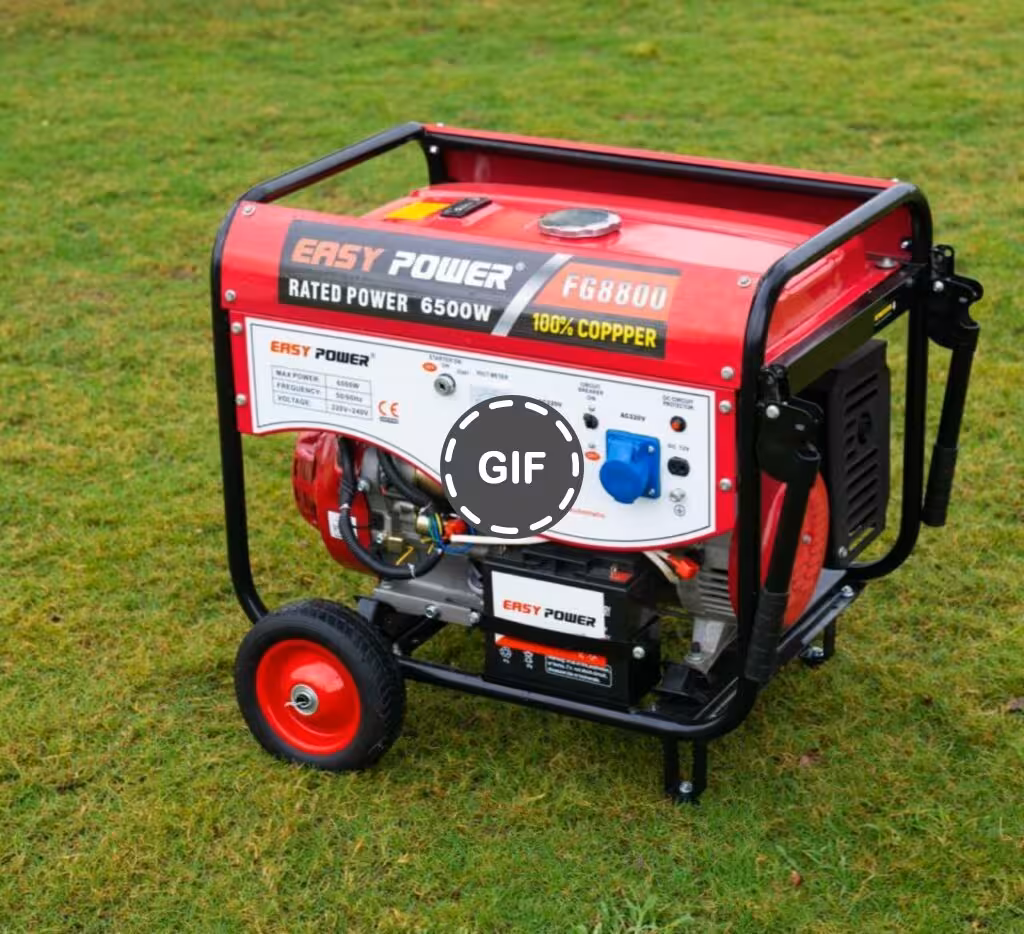 موتور برق بنزینی 6.5 کیلو وات ایزی پاور FG8800 مدل EP8200ED2