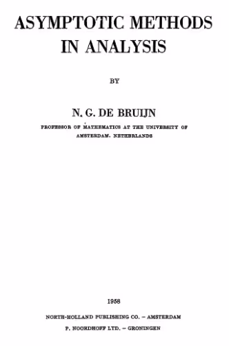 خرید و دانلود نسخه کامل کتاب Asymptotic methods in analysis MCap
