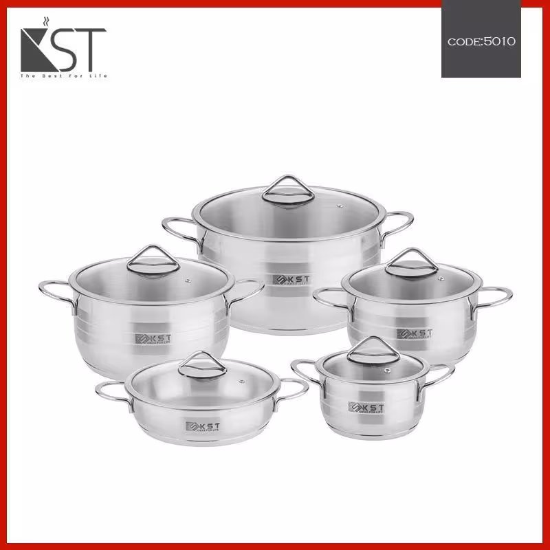 سرویس قابلمه کی اس تی (KST) 10 پارچه کد 5010