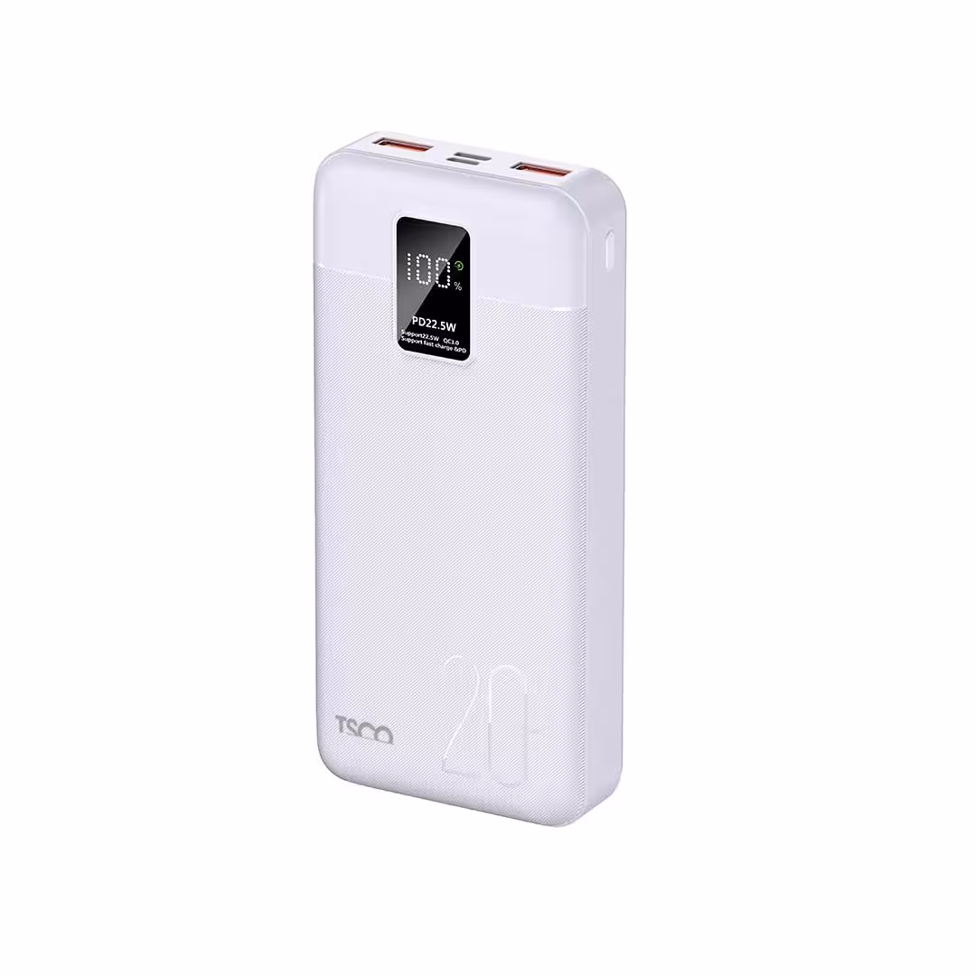 پاوربانک 22.5w تسکو (TSCO) مدل TP 959 ظرفیت 20000mAh سفید