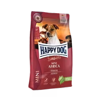 غذای خشک سگ بالغ نژاد کوچک مدل آفریقا برند happy dog هپی داگ 4 کیلویی