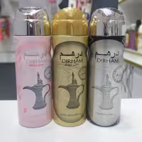 اسپری بدن عربی اورجینال  200 میل در 29 رایحه از شرکت لطافه و ارض الزعفران امارات.   رایحه ها در قسمت توضیحات نوشته شده.