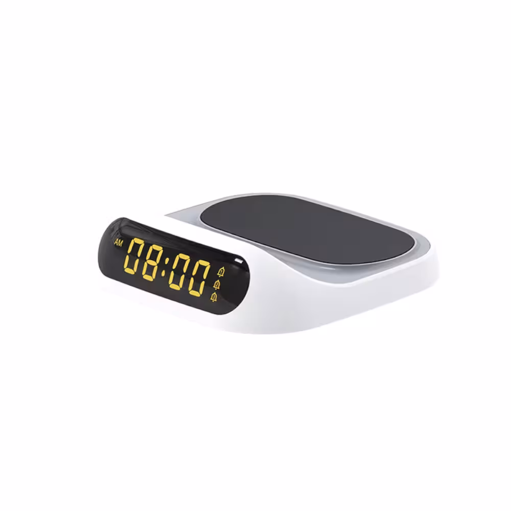 شارژر وایرلس رچی مدل Recci Sailing Clock Wireless Fast Charging RCW-22 با حداکثر توان 15W
