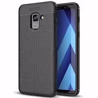 کاور ژله ای طرح چرم مناسب برای گوشی موبایل سامسونگ گلکسی S8 Plus