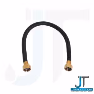 شلنگ رابط علم دوش حمام یونیورست مشکی طلایی