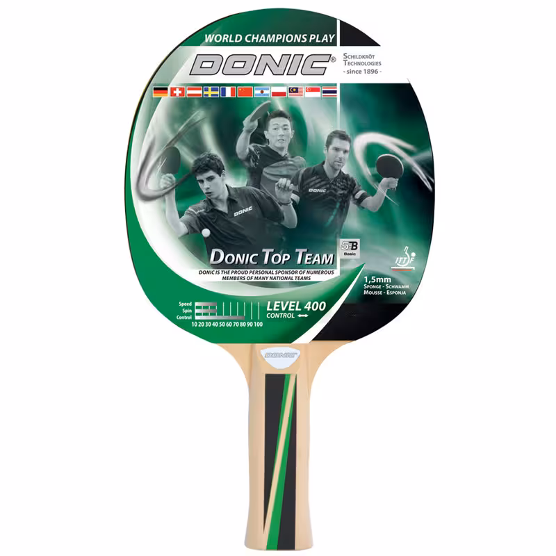 راکت پینگ پنگ دونیک شیلدکروت مدل Top Team Level 400 | کالا مکس