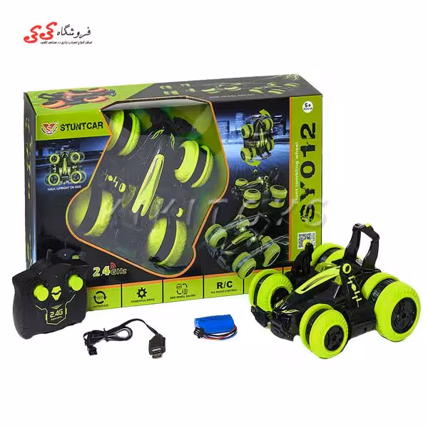اسباب بازی ماشین کنترلی دیوانه حرفه ای STUNT CAR SY012