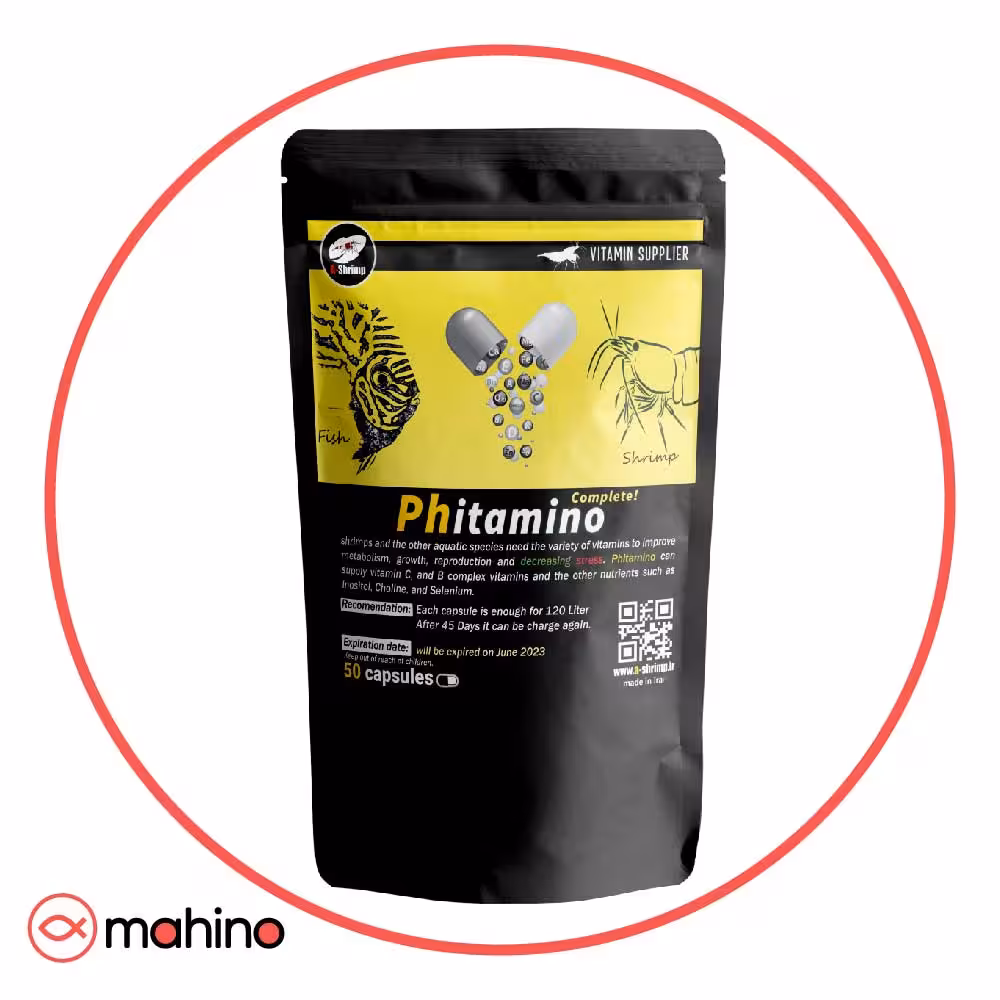 مکمل تقویتی میگو و ماهی فیتامینو ای شریمپ