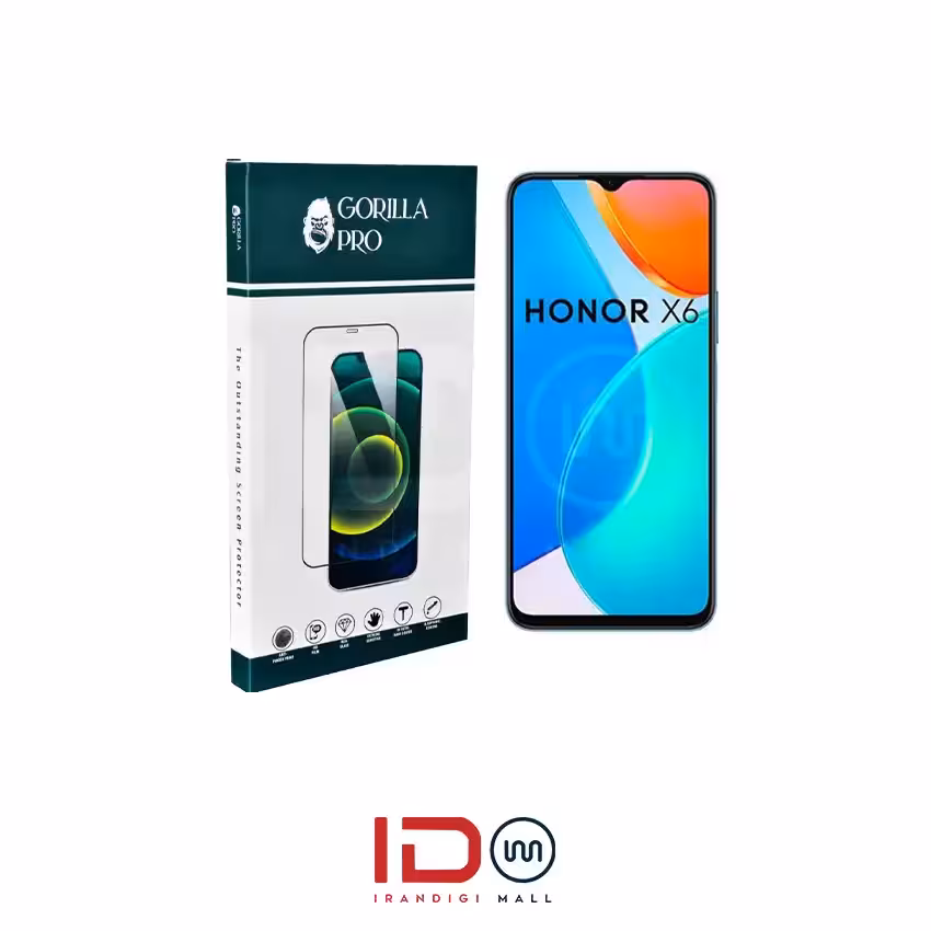 گلس و محافظ هیدروژلی (شفاف) نمایشگر گوشی آنر مدل HONOR X6