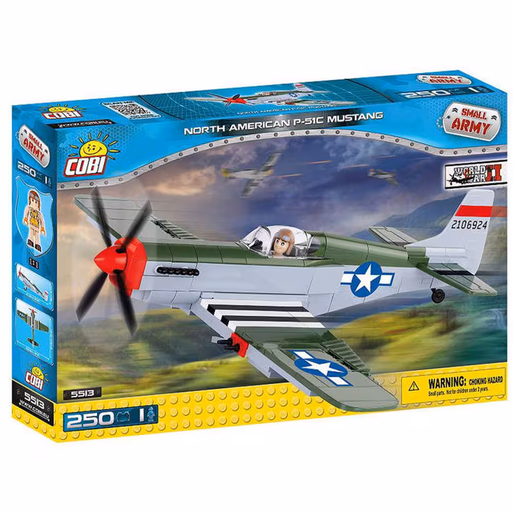 هواپیما جنگنده ساختنی کوبی مدل North American P-51C Mustang کد 5513