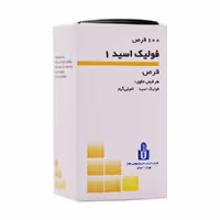 فولیک اسید 1 ایران دارو 100 عددی