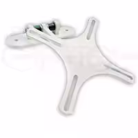 بازوی مانیتور و نگاتسکوپ دو مفصل (نگاتوسکوپ) Negatoscope  عاج طب Ajteb