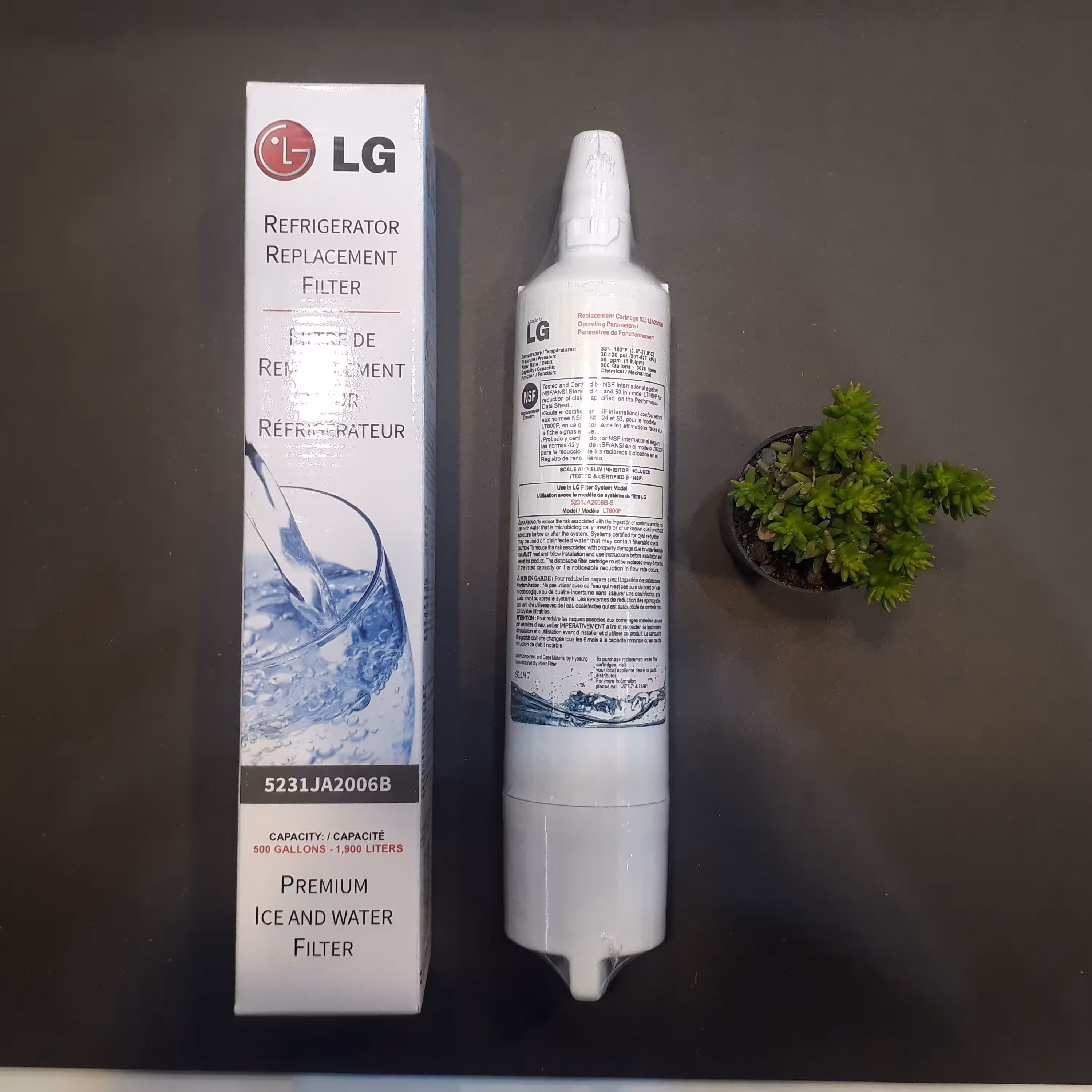 فیلتر یخچال ساید بای ساید(داخلی موشکی الجی سر نازک)