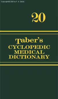 خرید و دانلود نسخه کامل کتاب Taber's Cyclopedic Medical Dictionary
