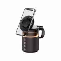 شارژر وایرلس و اسپیکر گرین لاین مدل 5 in 1 Wireless Charger