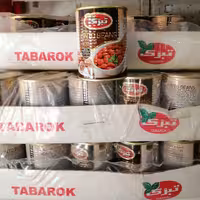 کنسرو لوبیا چیتی تبرک 380 گرمی، باکس 20 عددی