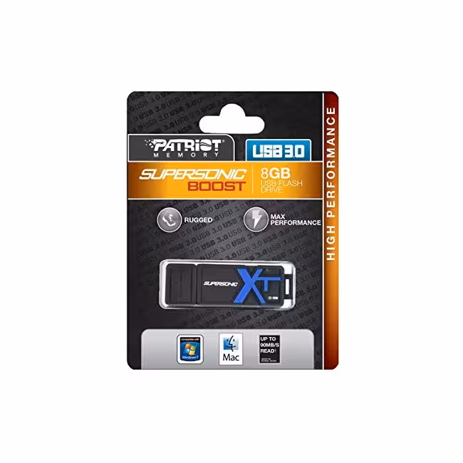 فلش مموری پاتریوت مدل Bolt USB 2.0 ظرفیت 8 گیگابایت