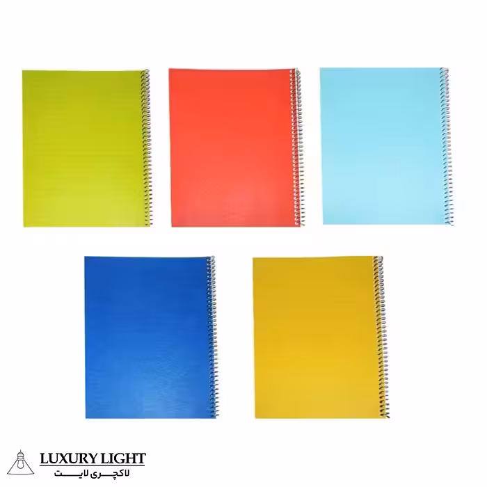 دفتر مشق 50 برگ مدل ساده مجموعه 5 عددی