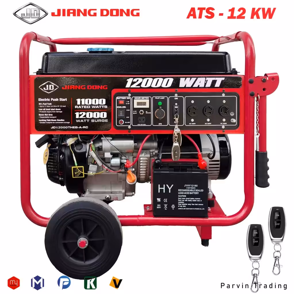 موتور برق جیانگ دانگ 12 کیلووات مدل JD12000THEB-A-RC ریموت دار