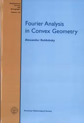 خرید و دانلود نسخه کامل کتاب Fourier analysis in convex geometry