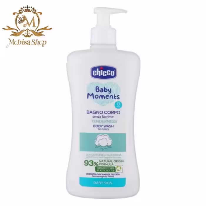 ژل حمام حبابدار بچه چیکو 500 Baby Moments