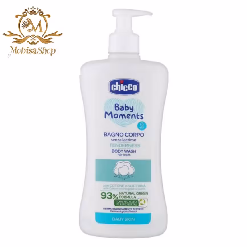 ژل حمام حبابدار بچه چیکو 500 Baby Moments