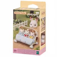کالسکه سه قلو سیلوانیان فامیلیز sylvanian families کد 5533