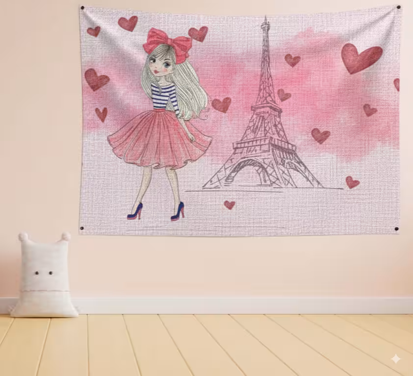 پوستر پارچه ای طرح کارتونی مدل B10