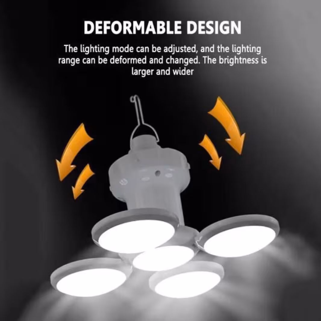 لامپ 5 پر توپی گیره دار