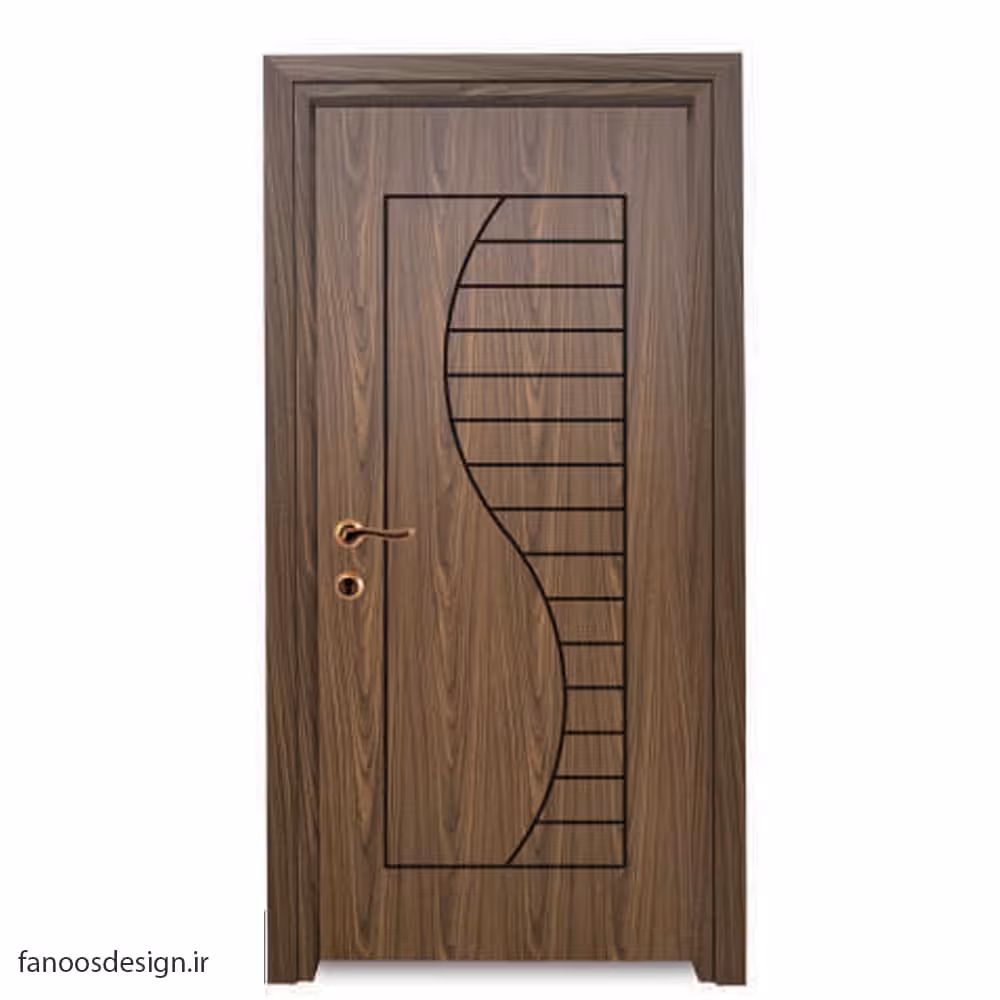 درب ضد آب مدل سنتی ایرانی با طرح چوب طبیعی کد 4701