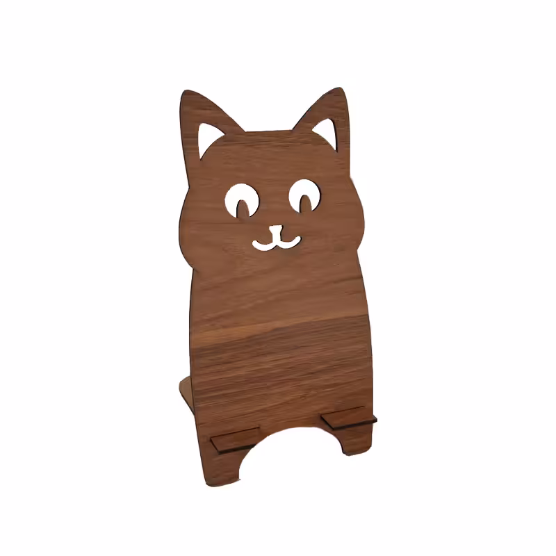 استند نگهدارنده موبایل طرح گربه رو میزی کد 2627