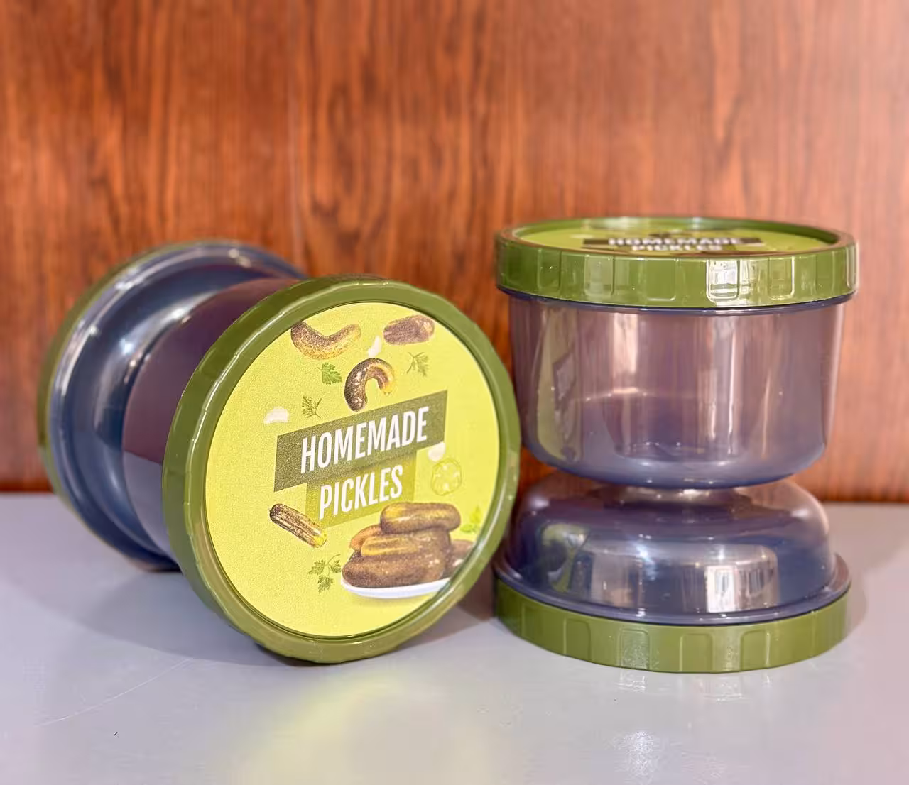 ظرف نگهدارنده دو درب خیارشور