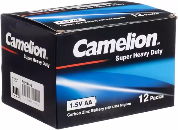 باتری قلم کملیون-4تایی-جعبه 12 عددی