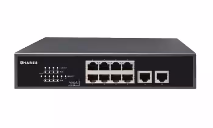 سوئیچ POE شش پورت حارس مدل SW-SL2-8P-2E